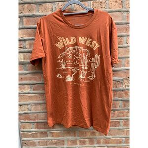 Keep Nature Wild Rust Wild West Men's Short Sleeve T Shirt Medium M